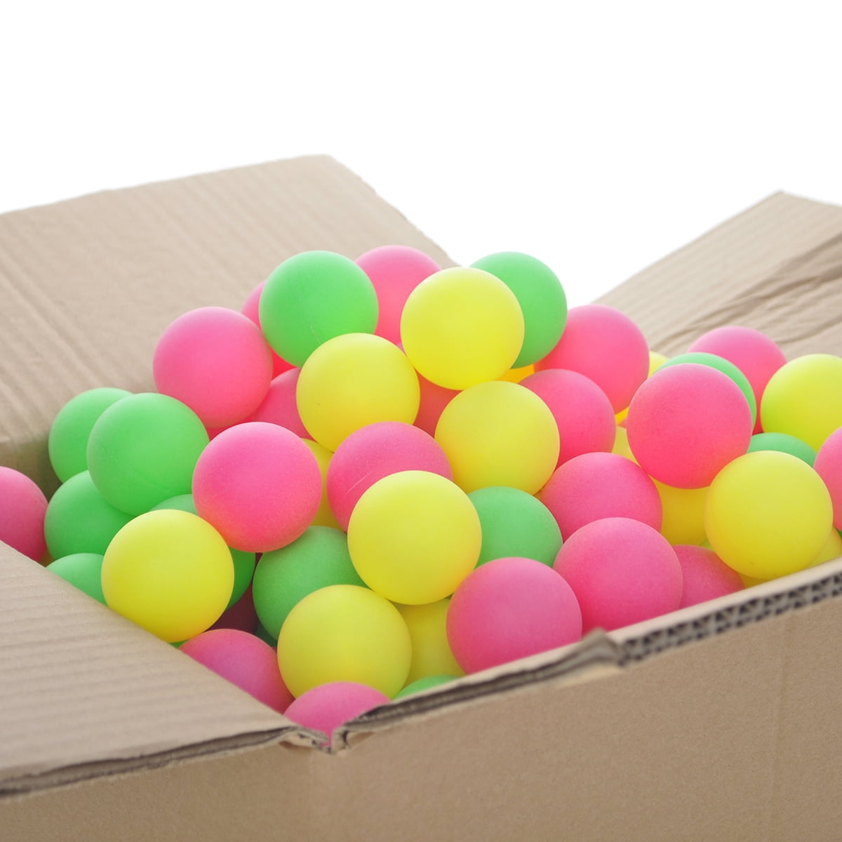 Ping Pong Table Tennis Balls 40mm Mixed Colours With No Logos Pack Of 150 