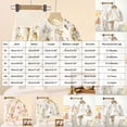 thumbnail image 3 of felwors Pajamas, 2-Piece Long Sleeve Tee and Long Pant Cotton PJ Set(0-3 Months,Pink), 3 of 4