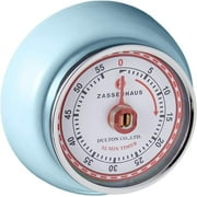 Zassenhaus Magnetic Retro 60 Minute Kitchen Timer, 2.75-Inch, Light Blue
