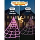 thumbnail image 4 of Luces decorativas de telarañas para Halloween LCHUANG, 250 LED, 4 of 7