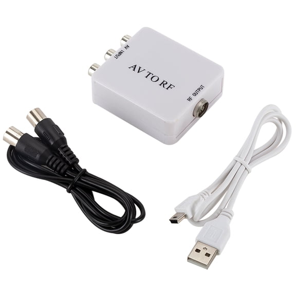 TINYSOME Portable AV To RF High Definition Video Converter Multi-functional Adapter Box RCA CVSB to RF Amplifier TV Switcher