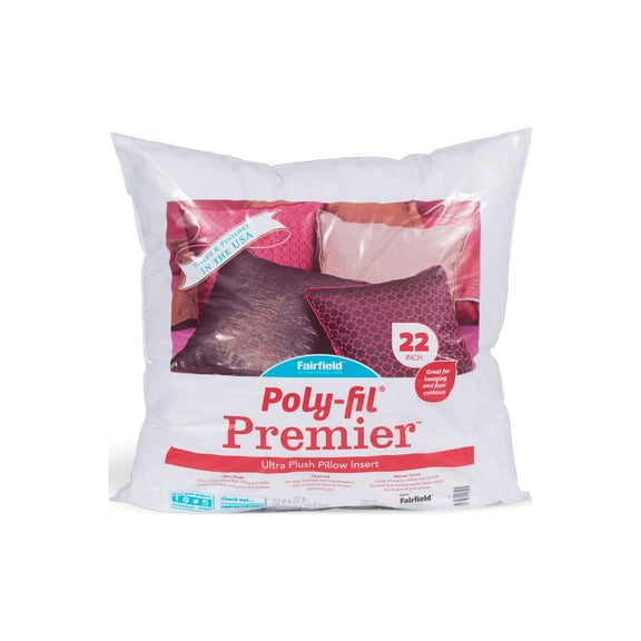 Poly-Fil® Premier™ Oversized Pillow Insert by Fairfield™, 22" x 22"