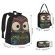 thumbnail image 2 of Fotbe Boho Owl Set Escolar 3 en 1 para Niños - Mochila Duradera con Lonchera Aislante y Estuche para Lápices - Mochila Escolar para Niños y Niñas, 2 of 7