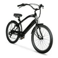 thumbnail image 2 of Hyper Bicycles 26" 36V Men's Electric Cruiser E-Bike with Pedal-Assist, 250W Motor, Black, 2 of 21