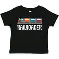 thumbnail image 3 of Inktastic Railroader Train Hobby Boys or Girls Toddler T-Shirt, 3 of 5