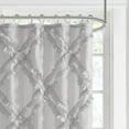Home Essence Apartment Elia Tufted Diamond Ruffle Shower Curtain