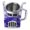 Purple, variant on WINDLAND Truck Shape Coffee Mug Resin Water Cup 12oz for Home Decoration and Gift for Truck Enthusiasts Truck Mug