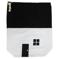 thumbnail image 2 of Bolsa de sellado NikouMX Lona en forma de casa 65x53cm Blanco Negro, 2 of 8