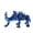 Blue black, variant on 1pc 11.5CM 3D printed figurines of movable elastic mammoths, simulation of contracted joints and movable integrated model handicrafts