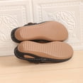 thumbnail image 4 of Fankiway Women's Wedge Flip Flops Thong Sandals Rhinestone Decor Non-Slip Comfortable Plus Size Summer Beach Slippers Black 6, 4 of 9