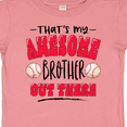 thumbnail image 4 of Inktastic That's My Awesome Brother Out There with Baseballs Boys or Girls Baby T-Shirt, 4 of 5