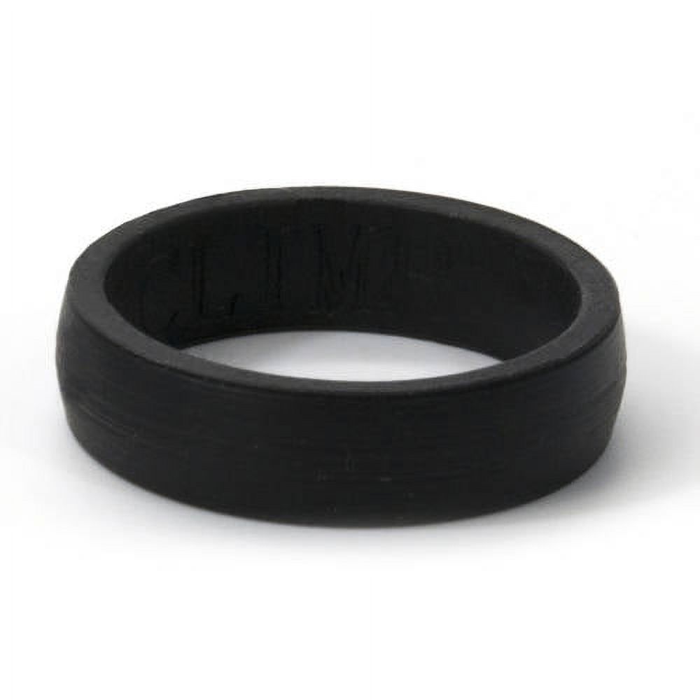 6mm HR Black and Blue Silicone Rings, 2-Pack