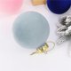 thumbnail image 5 of Xihbxyly Bolas Navideñas de Terciopelo, Adornos Flocados para Árbol, 8 Cm de Diámetro, Fáciles de Colgar, Estilo Retro, Múltiples Usos para Decoración Navideña, Juego de 15 Piezas, Espuma Duradera y, 5 of 5