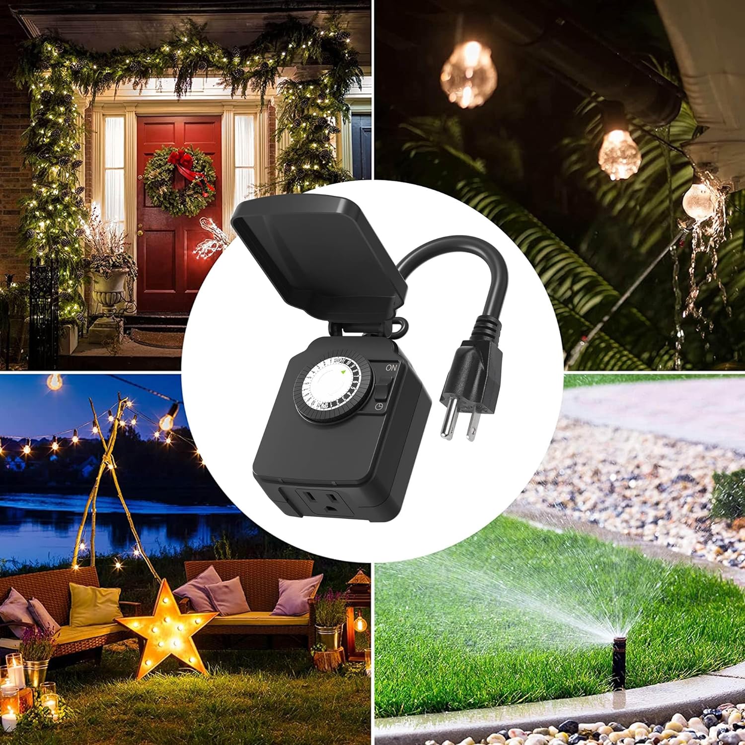 BN-LINK 24 Hour Mechanical Outdoor Light Timer photo 7
