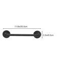 thumbnail image 2 of Toallero negro mate YONGSHENG barra de toalla de acero inoxidable SUS304 longitud total 12 pulgadas, 2 of 3