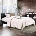 thumbnail image 5 of Furniture of America Nicole Faux Leather Full Platform Bed in Black, 5 of 9