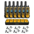 thumbnail image 1 of DeWalt DXFRS800 Talkies-Walkies Robustes avec Écouteurs et Station de Recharge à 6 Ports (6 Radios) - Radios Bidirectionnelles Rechargeables 2 W à Longue Portée, Étanches, 1 of 5