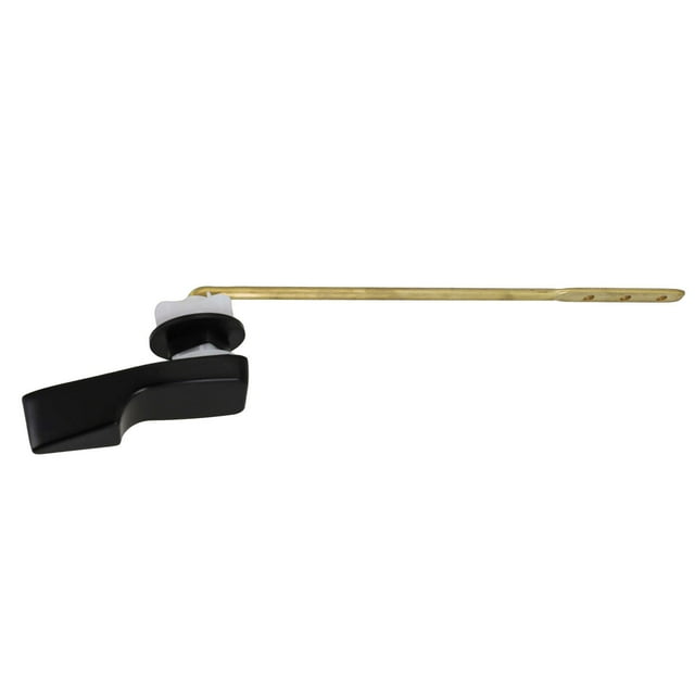 High-quality Finish For Home Bathroom Toilet Handle Flush Lever Zinc Alloy Material 8 In. Flush Length Easy To Install Black