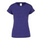 thumbnail image 1 of Playera para Dama, Color Morado Jaspe, Tamaño Grande, 1 of 3