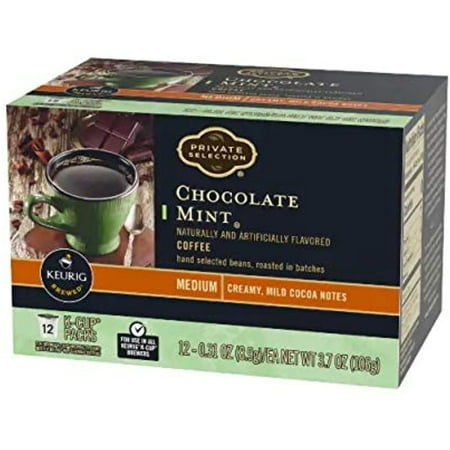 Private Selection Chocolate Mint Coffee K-Cups 12 Ct (Pack Of 2)