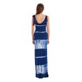 thumbnail image 3 of Riviera Sun Tie Dye Spaghetti Strap Maxi Dress (Dark Blue Tie Dye, Large), 3 of 3