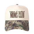 thumbnail image 6 of MOMS CLUB Embroidered Patchwork Trucker Cap | Adjustable Unisex Snapback, Mom Community Essential, 6 of 11