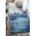 thumbnail image 2 of nuLOOM Alayna Abstract Area Rug, 2' 6" x 12', Blue, 2 of 4