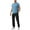 Black, variant on toraway Cargo Pants for Men Black Loose Men's Jogging Belt Pocket Men's Lightweight Drawstring Sweatpants L