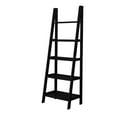 thumbnail image 6 of Linon Archdale Wood Open Back 72" Ladder Bookshelf with 5 Shelves in Black, 6 of 13