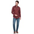 thumbnail image 4 of Camisa Vaquera Clásica Wrangler Manga larga Hombre 633 rojo M, 4 of 5