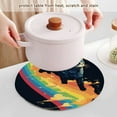 thumbnail image 5 of Cat in Rainbow Clouds Trivet Mats Woven Pot Holders 3Pcs Non-Slip Heat Resistant for Hot Pots Pans Pats, 5 of 6