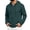 02# Dark Green, variant on Qwertyu Zip Up Hoodie Men Long Sleeve Fleece Hooded Cardigan with Pocket Lightweight Loose Fit Athletic Jackets Black M