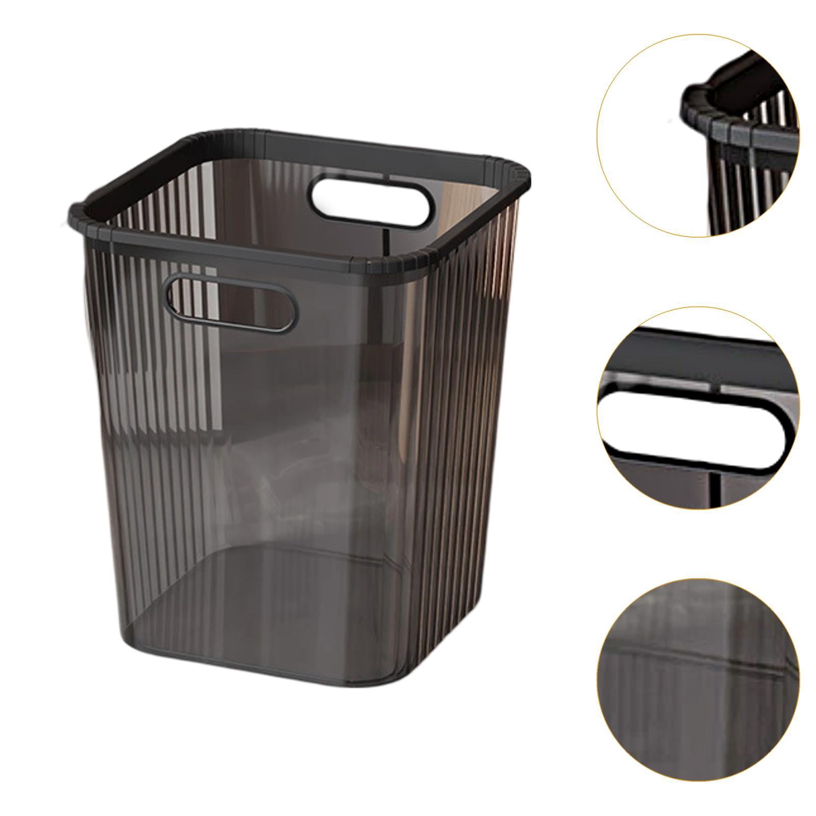 TISHITA Dustbin Bedroom Trash Can Open Top Large Capacity Wastebasket Office Garbage Bin for Bathroom Office Kids Room Dressing Table S