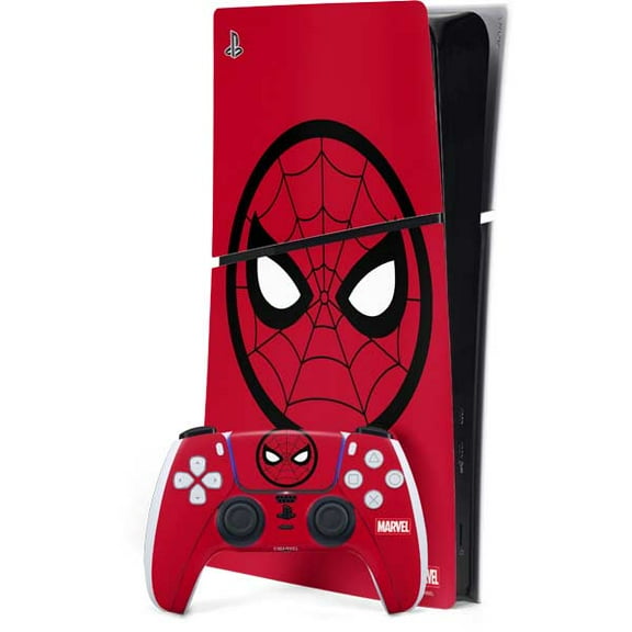 Skinit Marvel Spiderman Spiderman Emblem PS5 Slim Digital Edition Bundle Skin