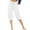 White, variant on Dealovy Capri Pants for Women Drawstring Elastic Waisted Cotton Linen Cropped Lounge Pants Straight Leg Summer Capris