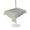 Light Green Grey, variant on Outdoor Table Cloth with Umbrella Hole and Zipper, Light Green Grey Ombre Waterproof Round Tablecloth 54 Inch, Modern Gradient Abstract Art Washable Table Cover for Outside Party Patio Picnic