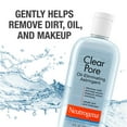 thumbnail image 3 of Neutrogena Clear Pore Oil-Eliminating Astringent with Salicylic Acid, Pore Clearing Treatment for Acne-Prone Skin, 8 fl. Oz (Pack of 6), 3 of 3