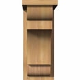 thumbnail image 2 of 7 1/2"W x 14"D x 18"H New Brighton Smooth Corbel w/Backplate, Western Red Cedar, 2 of 9