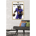 thumbnail image 2 of NFL Baltimore Ravens - Lamar Jackson Feature Series 23 Wall Poster, 22.375" x 34" Framed, 2 of 5