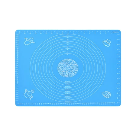 

Big Sale! Yiteos Silicone Dough Kneading Mat with Graduated Kitchen Baking Roll Dough and Dough Pad Kitchen Cutting Board Clearance 1* Silicone Kneading Pad Placemat Kitchen Mat Blue