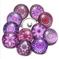 thumbnail image 4 of Minnieouse Pack of 20 18mm Bracelet Snap Fashion Stylish Necklace Jewelry Personalized Buttons Handicraft Decoration Handmade Crafts Type3, 4 of 6