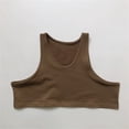 thumbnail image 2 of HBFAGFB Débardeurs pour Filles Col Rond Chandail Sans Manches Mode Vêtements d'Été Kaki Taille 100, 2 of 3