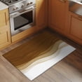 thumbnail image 2 of Ombre Waves Entryway Rug 2'x3'&nbsp; Non Slip Front Door Mats, Abstract Art Gradient Brown Modern Entrance Rugs Indoor Outdoor Carpet, Washable Floor Mats Small Area Rug for Bedroom Kitchen, 2 of 8