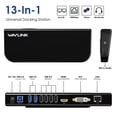 thumbnail image 2 of Estación de acoplamiento WAVLINK USB para portátil con dos monitores HDMI Mac/Wi, 2 of 9