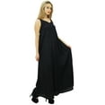 thumbnail image 5 of Bimba Women's Solid Spaghetti Strap Maxi Dress for Summer Beach Wear Sundress, 5 of 9