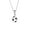 Silver no chain, variant on Unisex Stainless Steel Hip Hop Cool Simulation Stereoscopic Cute Sports Soccer Pendant Necklace Europe and America Style Gold with Chain