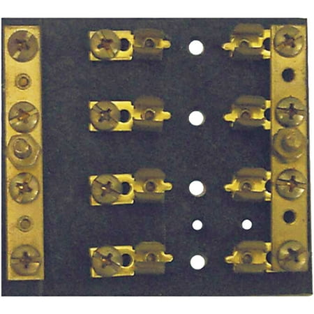 Gang Fuse Panel - Sierra FS40560-1 Hot Feed Common Ground 6 Gang SFE/AGC/MDL Fuse Block