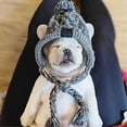 thumbnail image 4 of Gorro cálido de punto para perro, gorro cálido para perro de invierno? Gorros para Perros, Gorros Cortavientos para Invierno para Perros Medianos y Grandes, Francés, 4 of 5