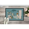 thumbnail image 2 of Wire Fox Terrier in Bathtub Indoor or Outdoor Mat 18x27 CK7523MAT, 2 of 4