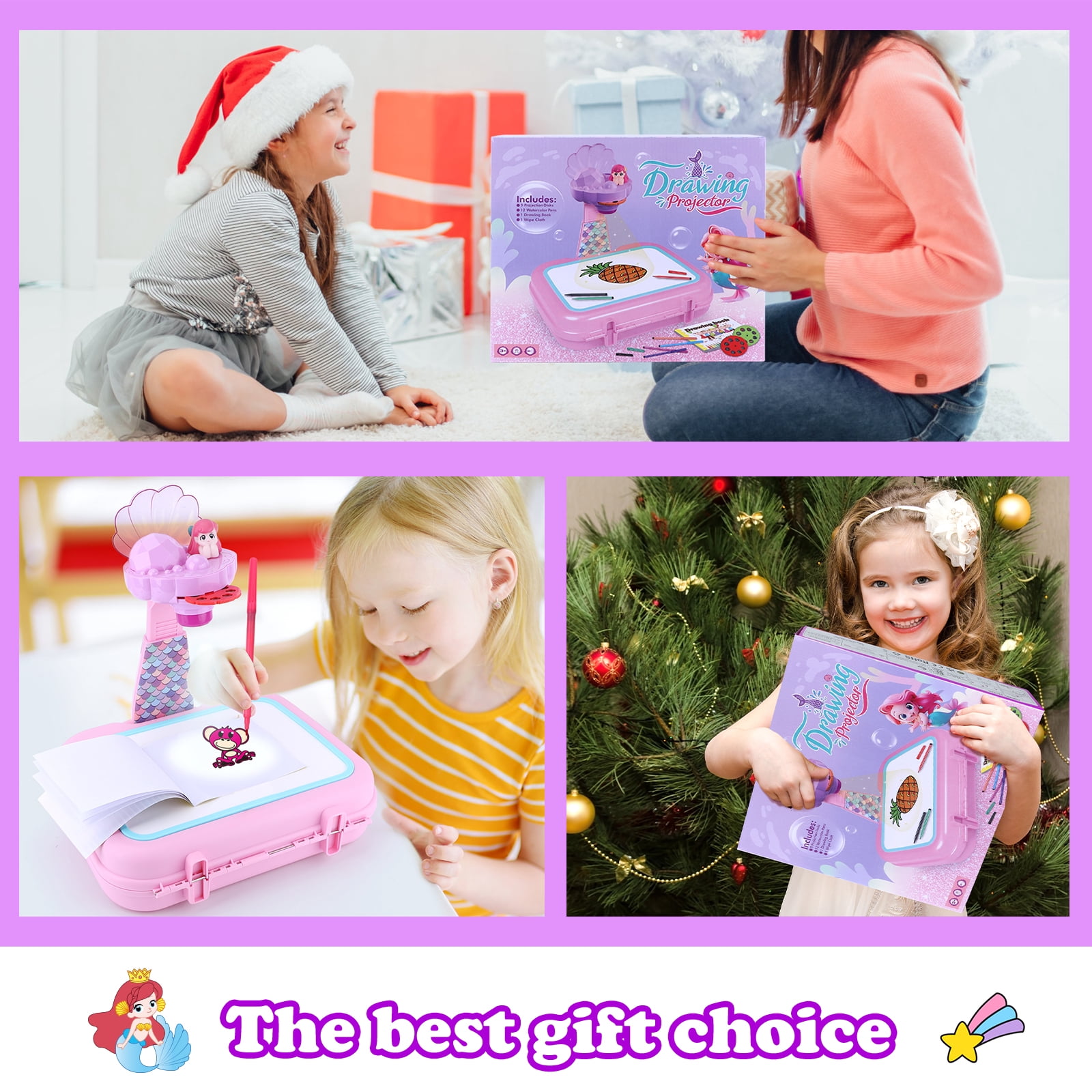 Drawing Projector Arts and Crafts Kit for Kids 3+